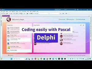 Coding Easily with Pascal Delphi - Part 1