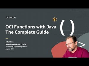 Developer Coaching - OCI Functions with Java - The Complete Guide