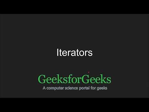 C++ Programming Language Tutorial | Iterators in C++ STL | GeeksforGeeks
