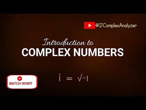 Complex Numbers - Introduction | MTH101 #complexnumbers