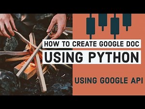 How to create Google Doc using Python (Google API)