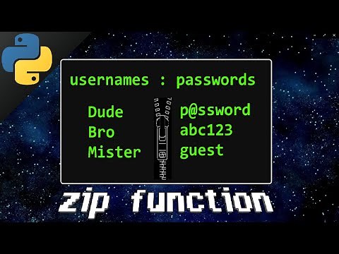 Python zip function 🤐