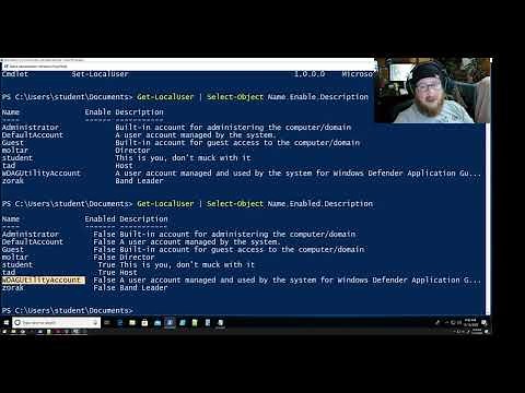 PowerShell 02 Setting Passwords and LocalUsers