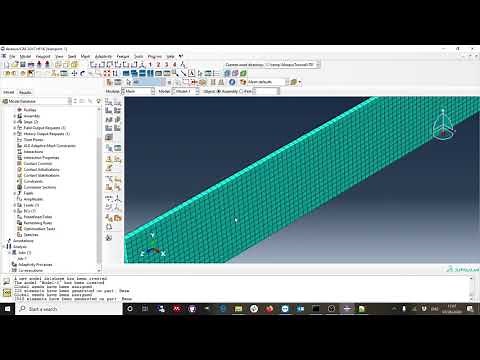 Abaqus Tutorial 01 - Basic Python Scripting