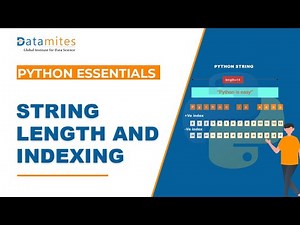 Find length of a string and indexing in Python