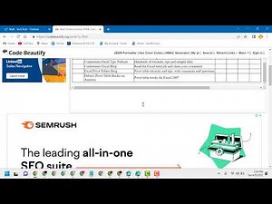 how to Convert Excel to HTML Online