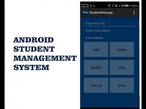 ANDROID STUDENT MANAGEMENT SYSTEM