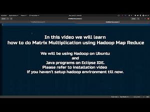 Matrix Multiplication using Hadoop Map-Reduce with Java Programs