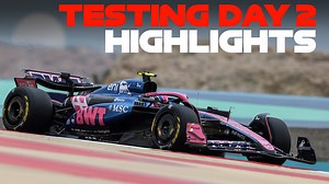 HIGHLIGHTS: Watch the action from Day 2 of pre-season testing in the Bahrain desert