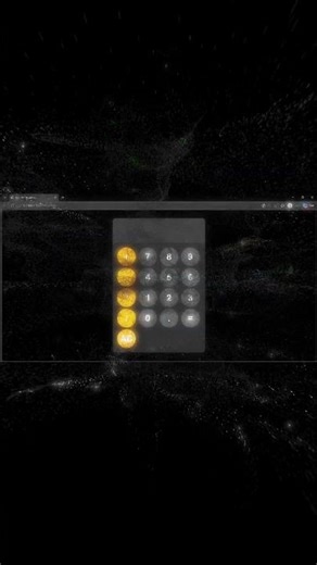 iPhone Calculator Clone in 30 Seconds | HTML CSS JavaScript