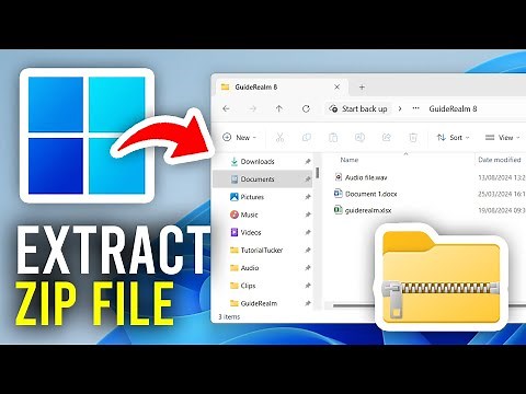 How To Extract ZIP File In Windows 11 and 10 - Full Guide
