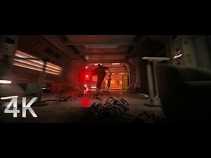 Facehugger chase scene - Alien: Romulus (2024) 4K