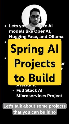 Spring AI Projects to Build to Impress Interviewer