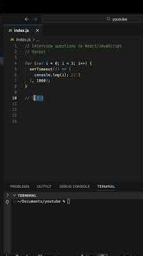 Tricky JavaScript Interview Question 🔥 var vs let Output Explained #coding #frontendcourse #reactjs