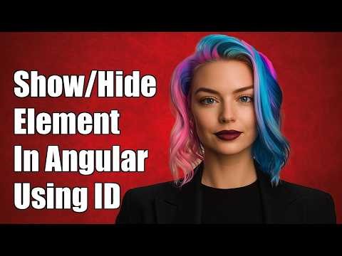Angular 4 - show/hide element in DOM using Id of element