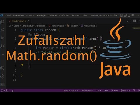 JAVA Zufallszahl Math.random()