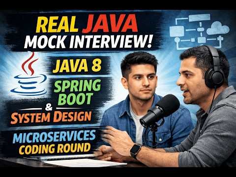Real Java Mock Interview for Freshers (0–3 Years) | Core Java, Spring Boot, Microservices & Coding