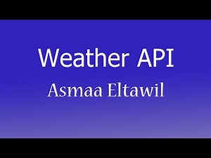 Weather API using Django