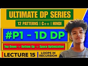 L15 - 1D DP | Coin Change | Intuition Building | LeetCode 322 | Recursion | Memoization | Tabulation