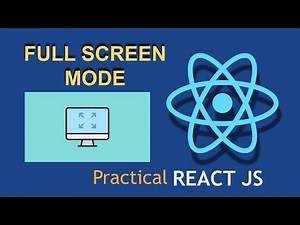 Toggle Fullscreen Mode on Click in React Js | React Component Tutorial | React jsTutorial