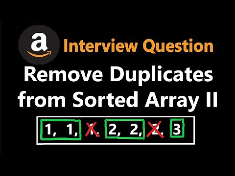 Remove Duplicates from Sorted Array II - Leetcode 80 - Python