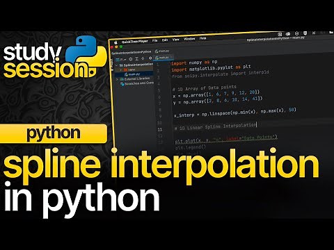 Spline Interpolation In Python (Linear, Quadratic, Cubic, etc…) | Numerical Methods