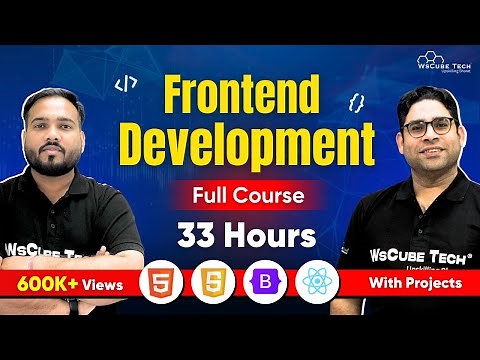 Frontend Development Full Course for Beginners using REACT JS (33 Hours)