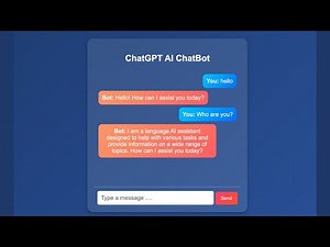 Frontend Project: ChatGPT Chatbot using JavaScript