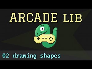 Python Arcade library - 02 - drawing shapes