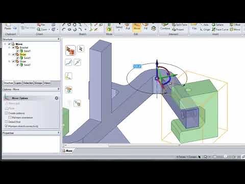 SpaceClaim Tutorial 3.4 Move