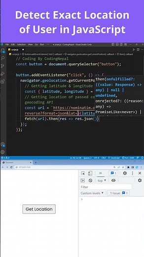 Get Exact User Location using JavaScript