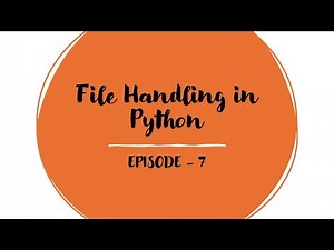 File Handling in Python