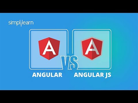 Angular vs AngularJS | Difference Between Angular And AngularJS | Angular Training | Simplilearn