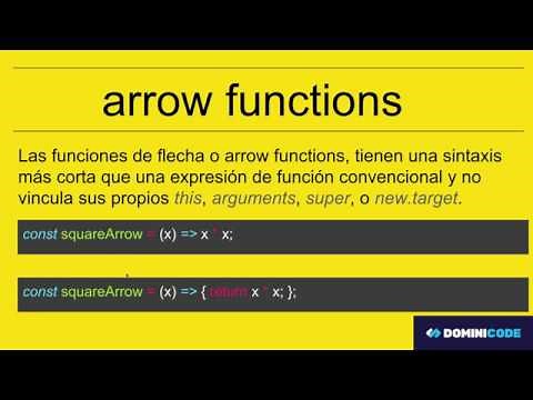 Qué es una función de flecha - JavaScript Arrow Functions