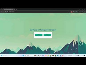 Staff Leave Management System Using Django Python SQLite | PHPGurukul