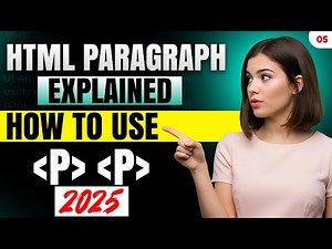 HTML Paragraph Tag Explained for Beginners | Learn How and When to Use the p Tag in #htmltutorial