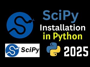 Install Python SciPy on WINDOWS 10/11 [2025] | Install SciPy in Python | Data Science Library