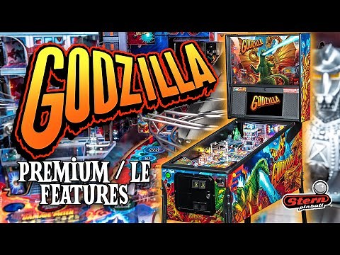 Godzilla Pinball Premium/LE Model Game Features