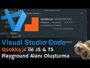 Visual Studio Code - Quokka.js ile Javascript ve Typescript Playground Alanı Oluşturma