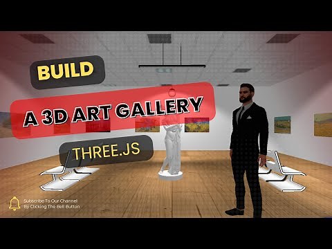 Build a Virtual AI Art Gallery: Interactive 3D Design with Three.js for Beginners