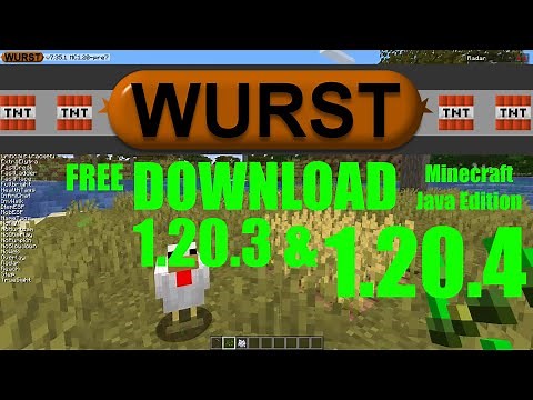 DOWNLOAD: WURST Hacked Client - 1.20.3 & 1.20.4 - Minecraft Java Edition