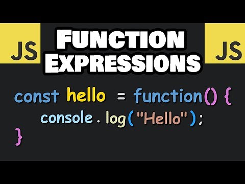 JavaScript FUNCTION EXPRESSIONS in 7 minutes! 🐣