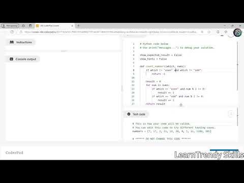 Python Solution: Number Counter | Learn Python Step by Step