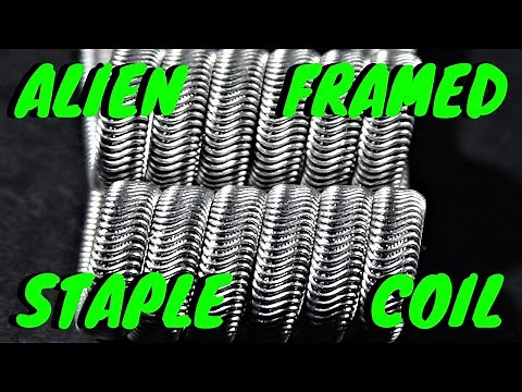 Alien Framed Staple Coil - Fralien Coil Build - GEORGE MPEKOS