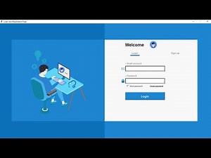 Registration and Login Page System with Forgot Password in Python Tkinter