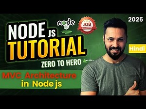 Node JS Tutorial in Hindi #39 MVC Architecture Example with Node.js