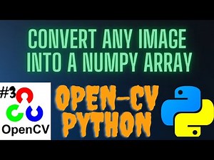 How to convert any image into a numpy array using python