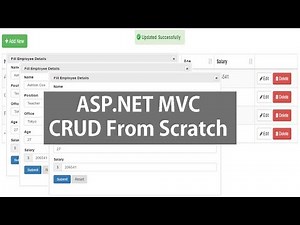 Asp.Net MVC CRUD Operations Using Datatable