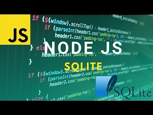 Node JS SQLite Crash Course