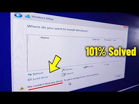 Fix “We couldn’t find any drives” During Windows 10/11 Install – SSD or HDD Not Showing / Detected ✅